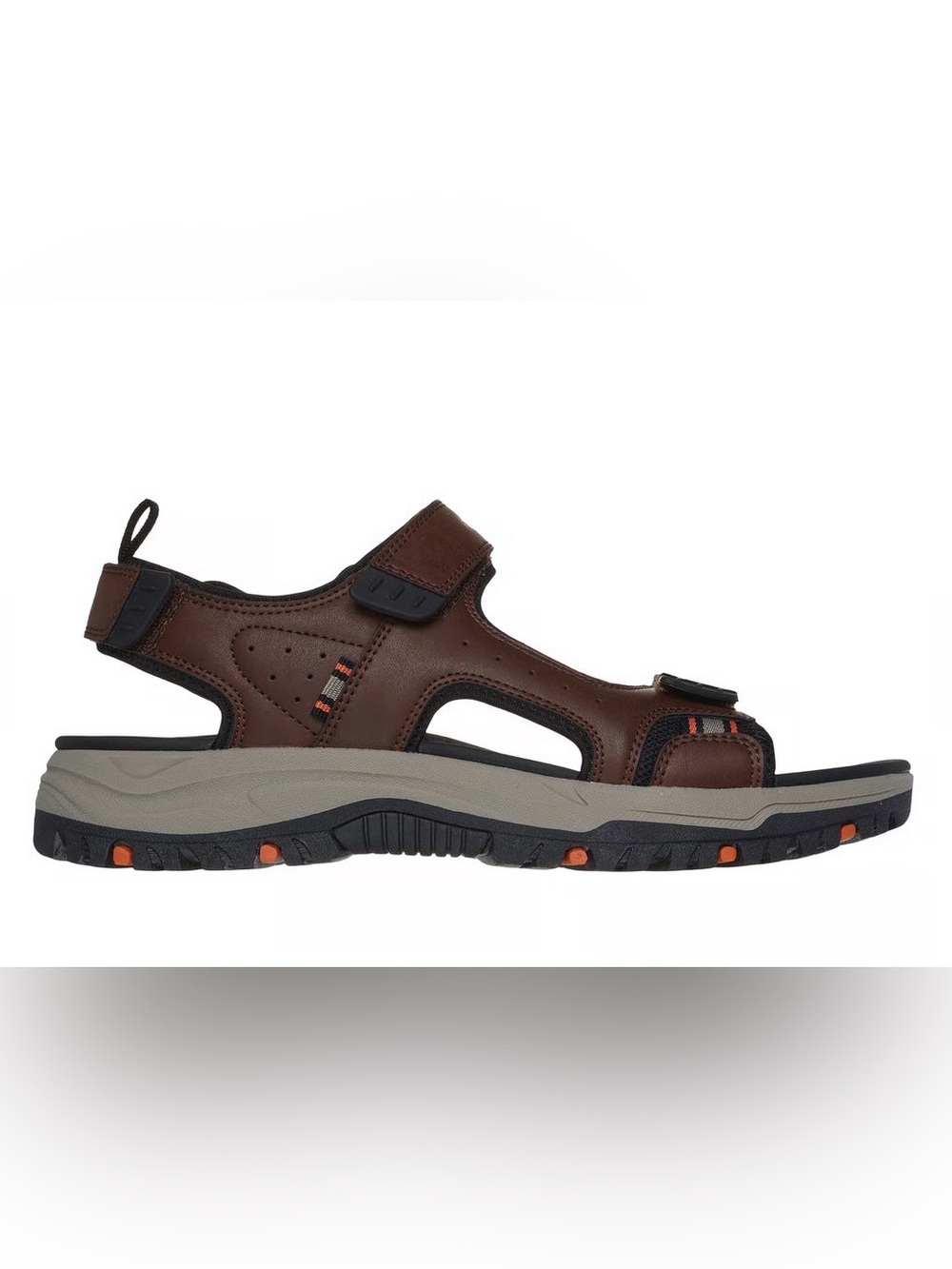 Skechers Prewitt Rigdon Men’s Brown Adjustable Comfort Sandals( Size 11)